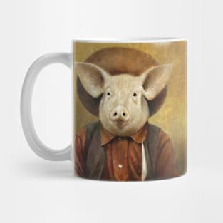 Cowboy Hog Mug